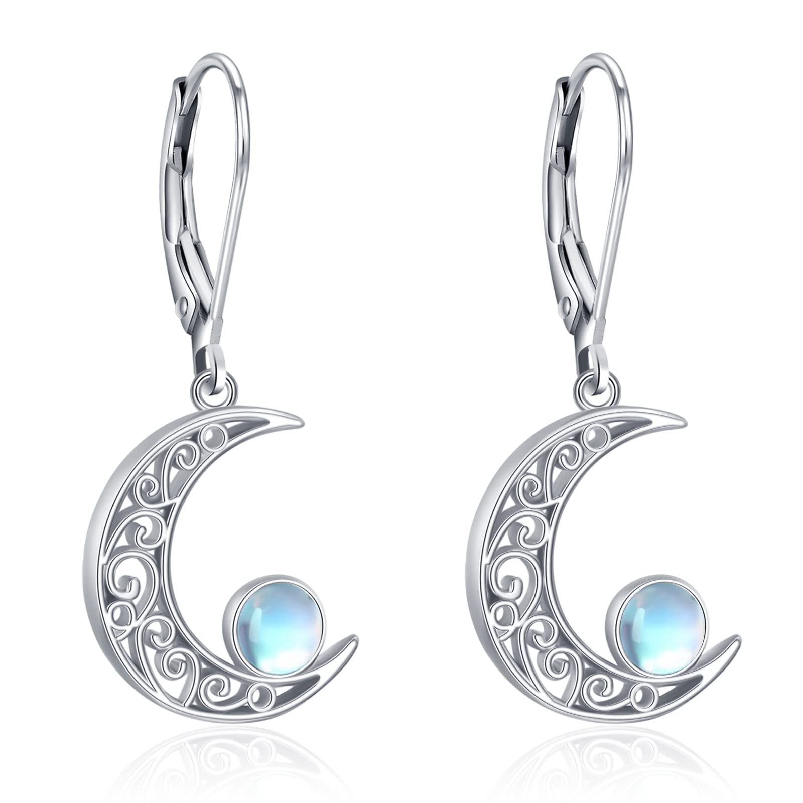 Coachuhhar Cat Earrings for Girls 925 Sterling Silver Hypoallergenic