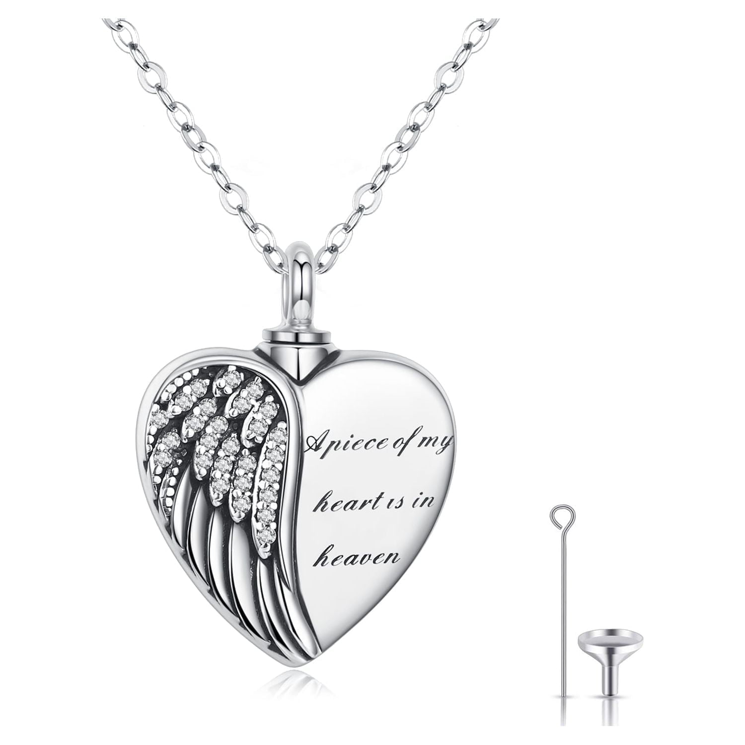 Coachuhhar Heart Angel Wing Urn Necklace for Ashes Philippines Ubuy