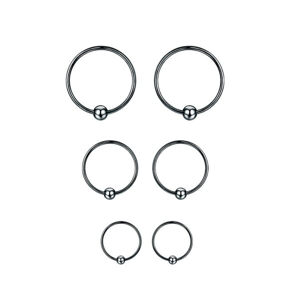 2- 925 Silver Hoops with Real White Diamonds for Nose, Helix, etc hot Piercings.