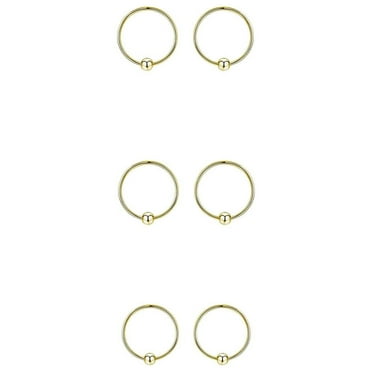 Small Gold Stud Flat Back Earrings for Women 14k Gold, Hypoallergenic ...