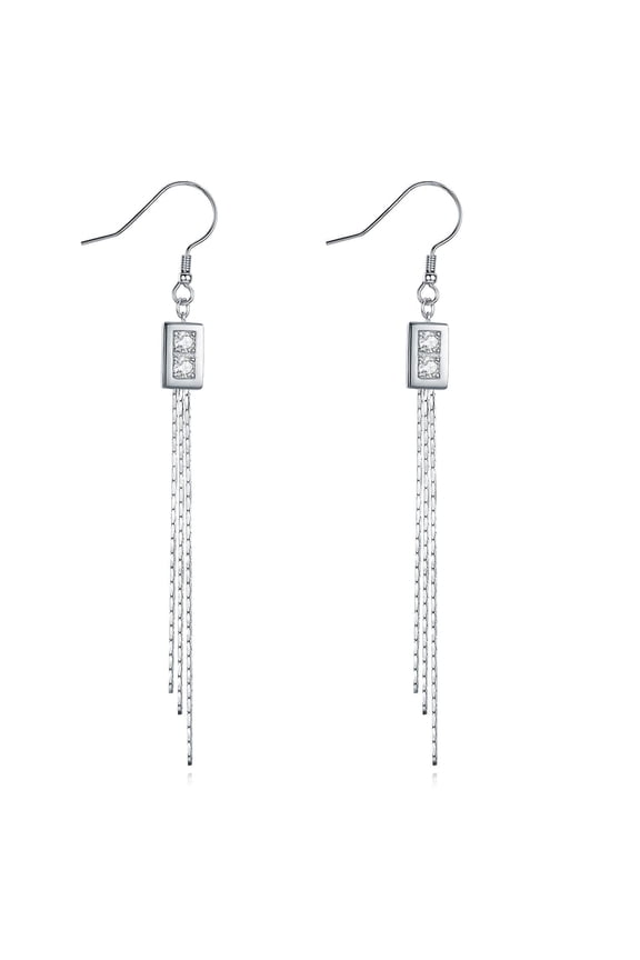 Tassel Earrings 925 Sterling Silver Long Dangle Drop Earrings Hypoallergenic Jewelry Mother's Day Gifts for Women