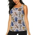 Coaee Antique Vintage Teapot Coffee Grinder Women's Workout Tank Top