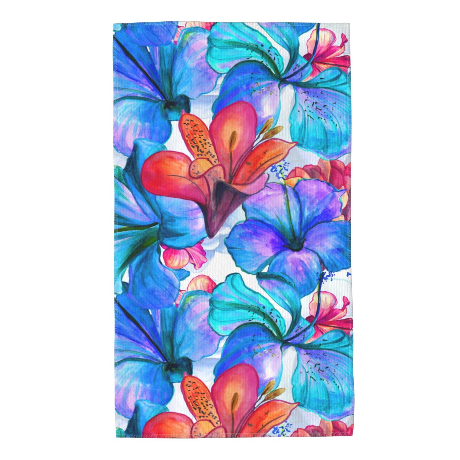 Coaee Bright Flowers for Outhouse Hand Towels 27.5x16in Washcloths Soft Towels for Gym Beach or Travel Walmart