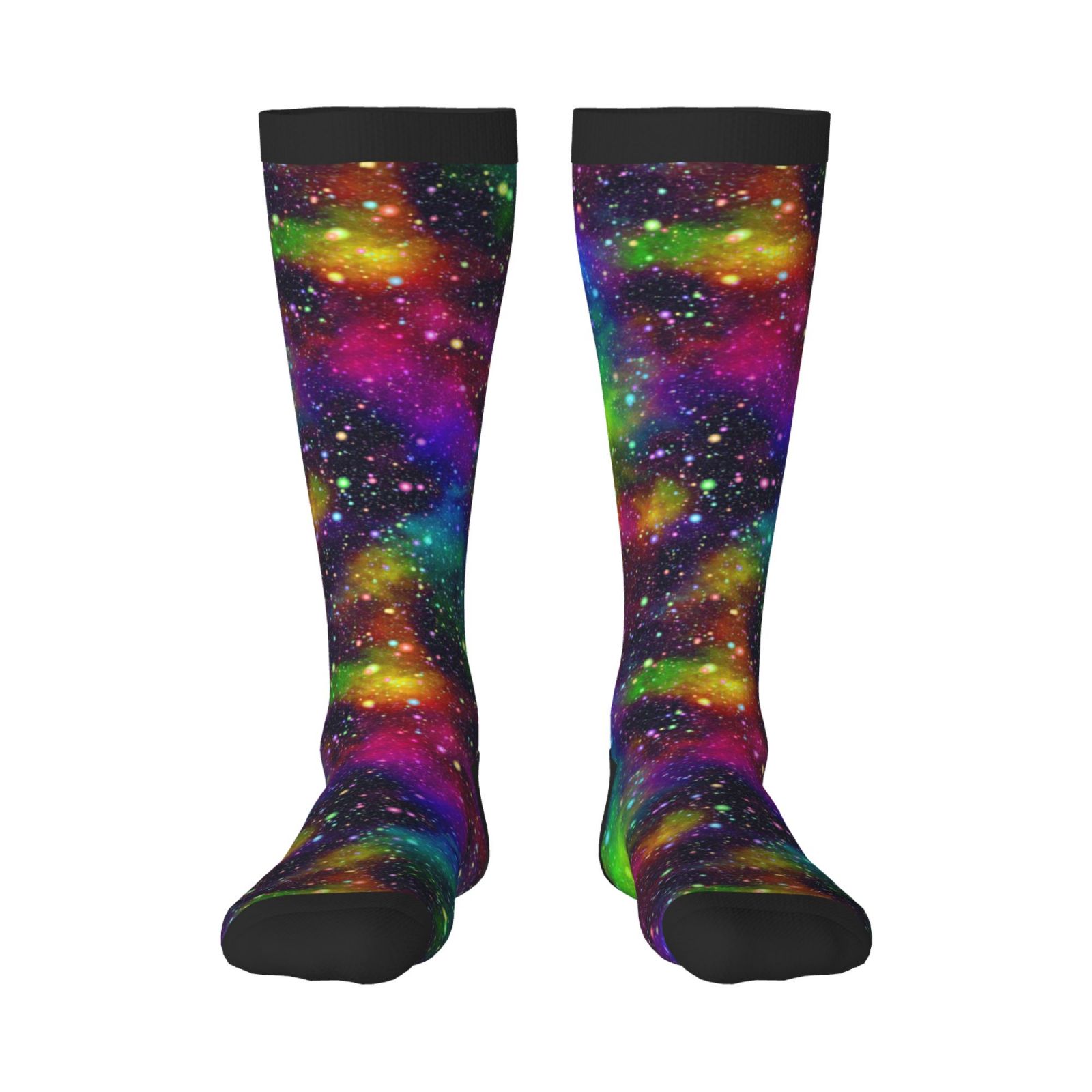 Coaee Bright Universe Socks, Stylish Sports High Socks Breathable Sock ...