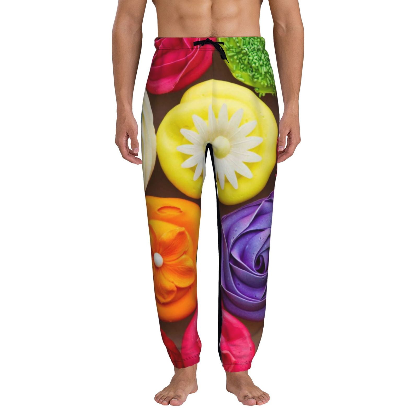 Coaee Brightly Colored Cupcakes for Sweatpants for Men Men #39 s Joggers Coaee Brightly Colored Cupcakes for Sweatpants for Men Men #39 s Joggers