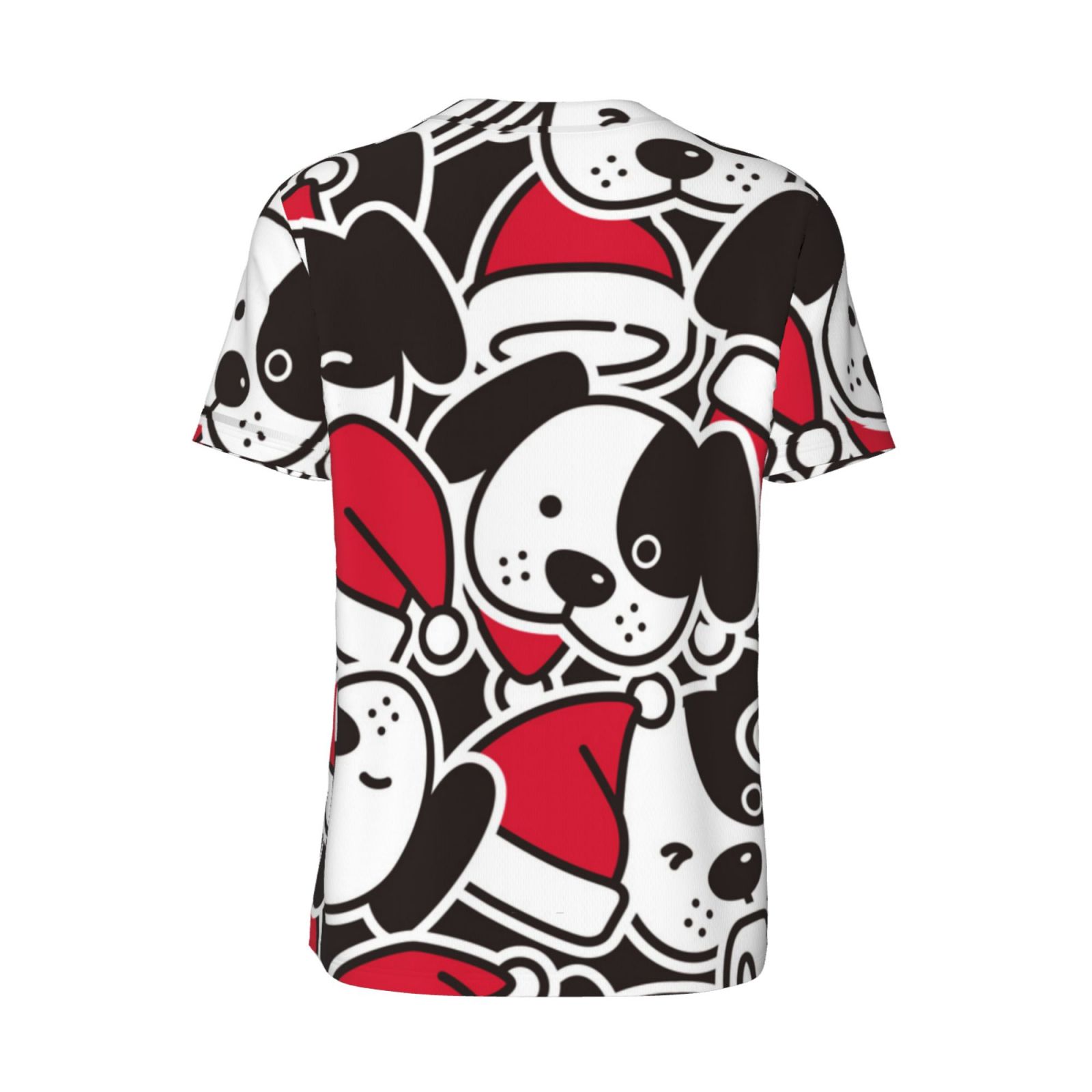 Coaee Cute Dog for Men's Baseball Tshirt Casual Short Sleeve Suitable