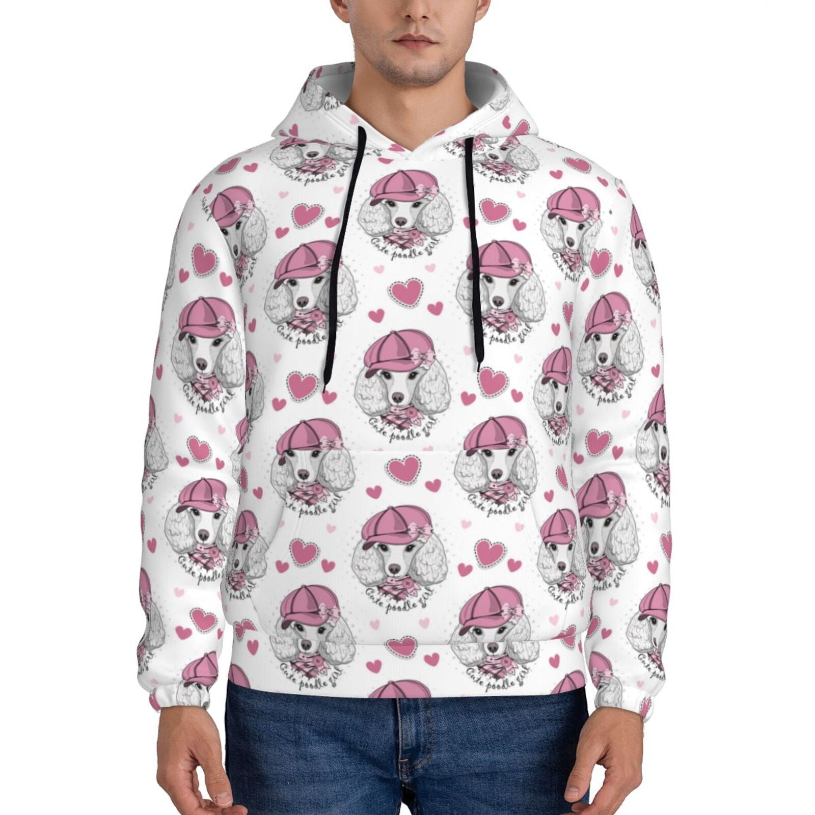 Hoodie (Men) - Splashes Of Joy Puppy (6 Colours)