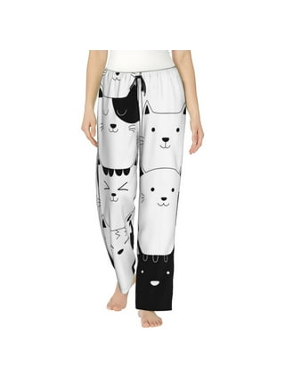 Cat Pajama Pants Women