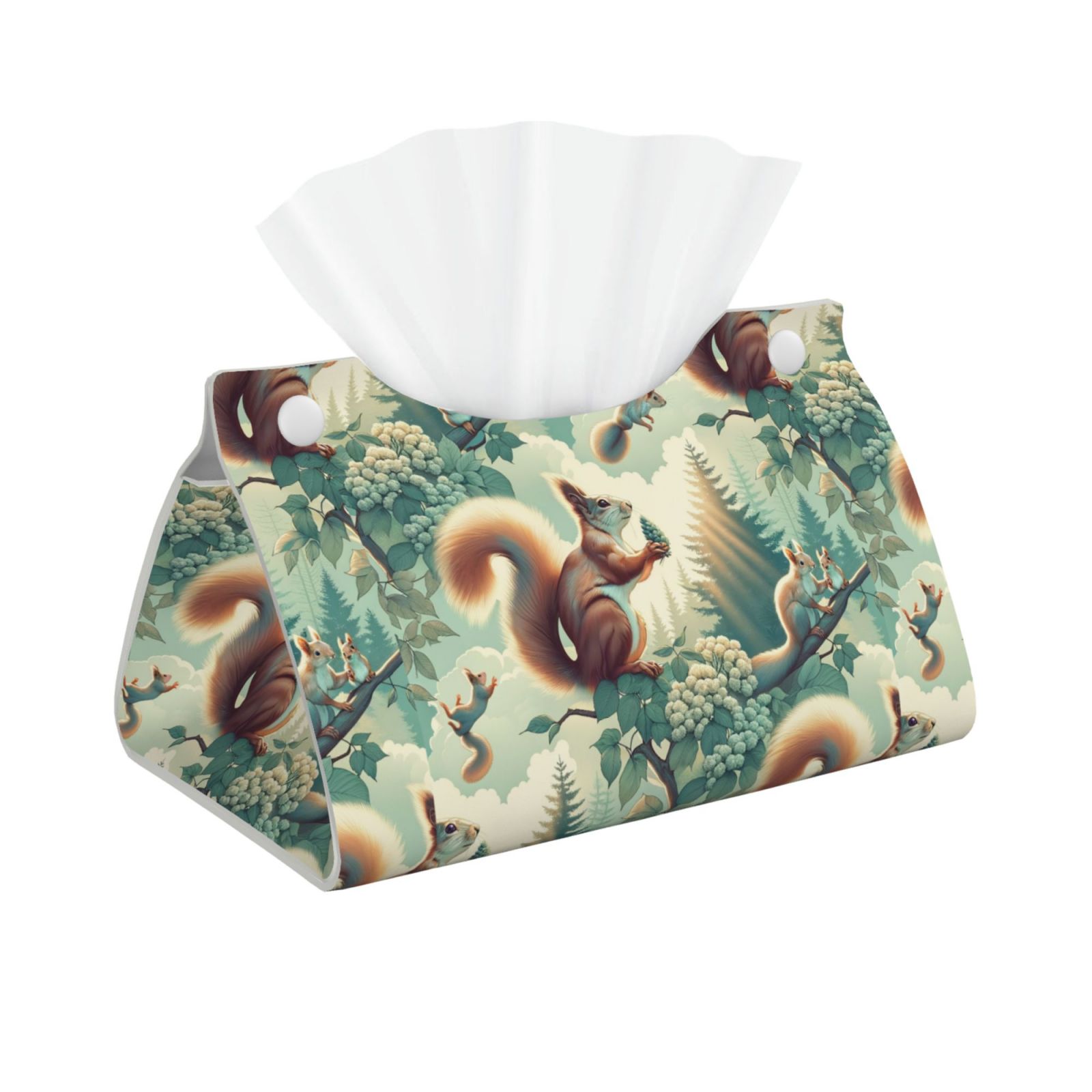 Coaee Forest squirrel surreal for Large Tissue Box Cover Rectangular ...