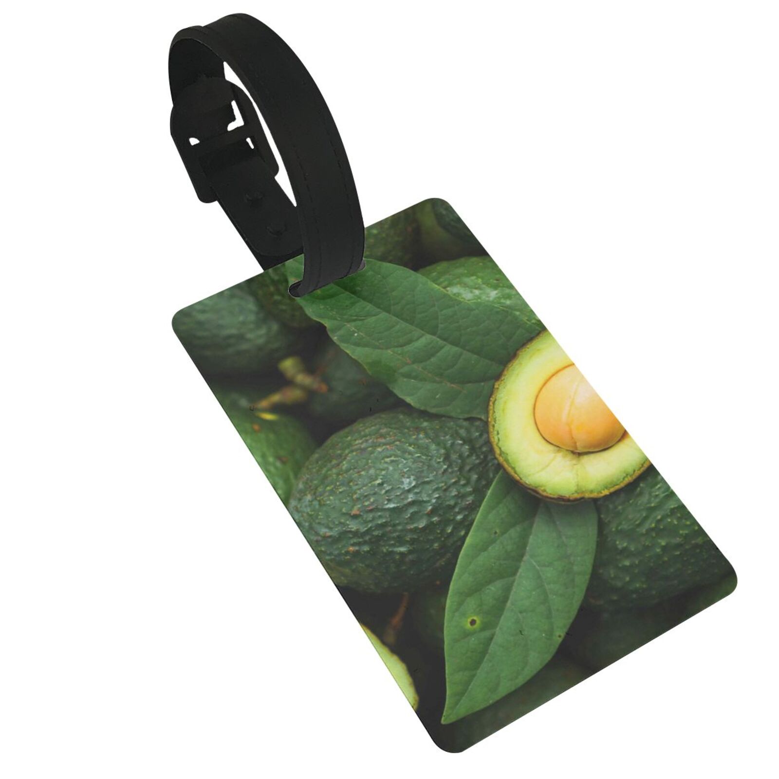 Coaee Fresh Avocados Luggage Tag Schoolbag Tag with Name ID Card Can ...