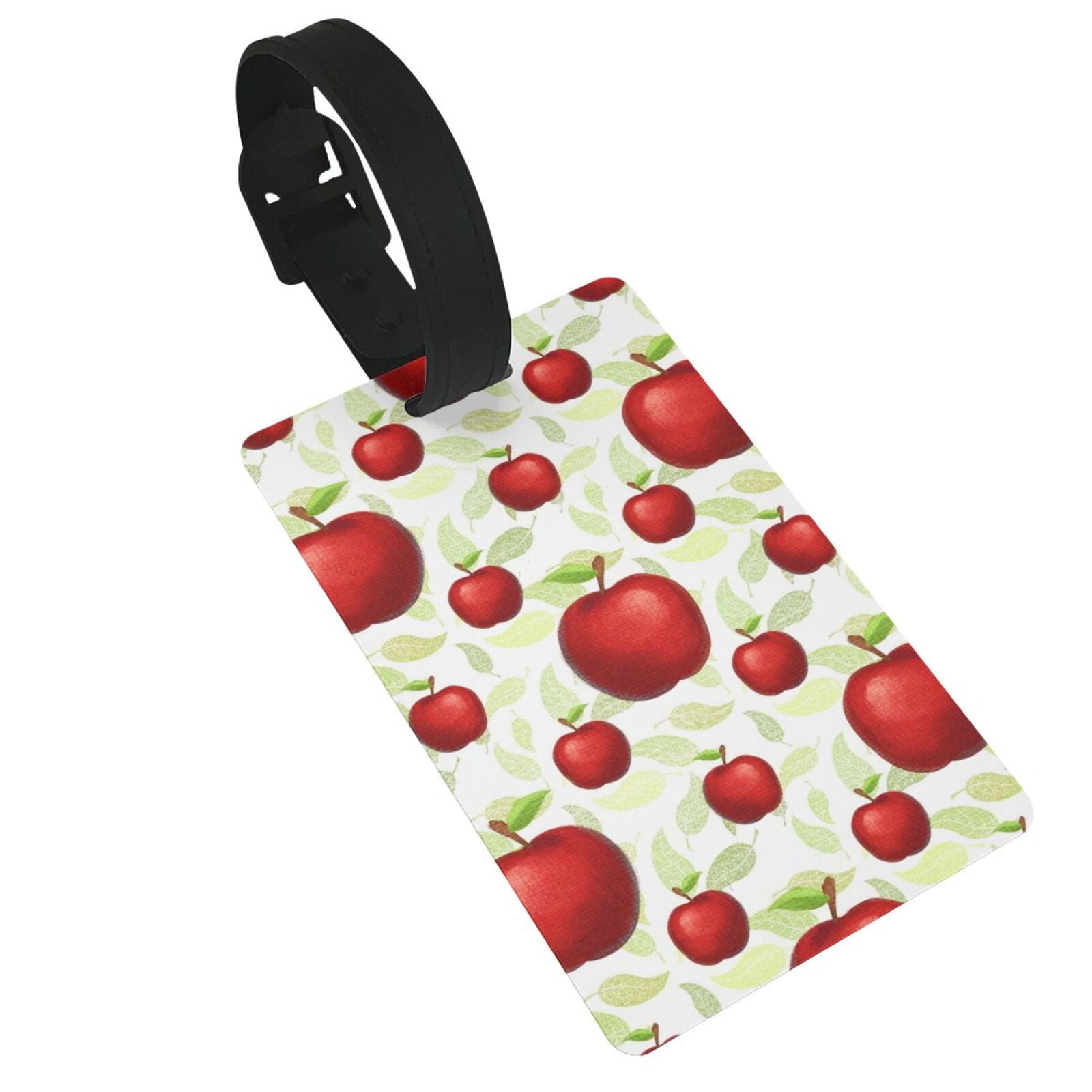 Coaee Fruit Apples Luggage Tag Schoolbag Tag with Name ID Card Can