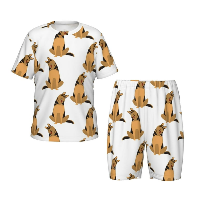 2 Piece German Shepherd Long Tee Pajama Set 2 Piece German Shepherd Long Tee Pajama Set