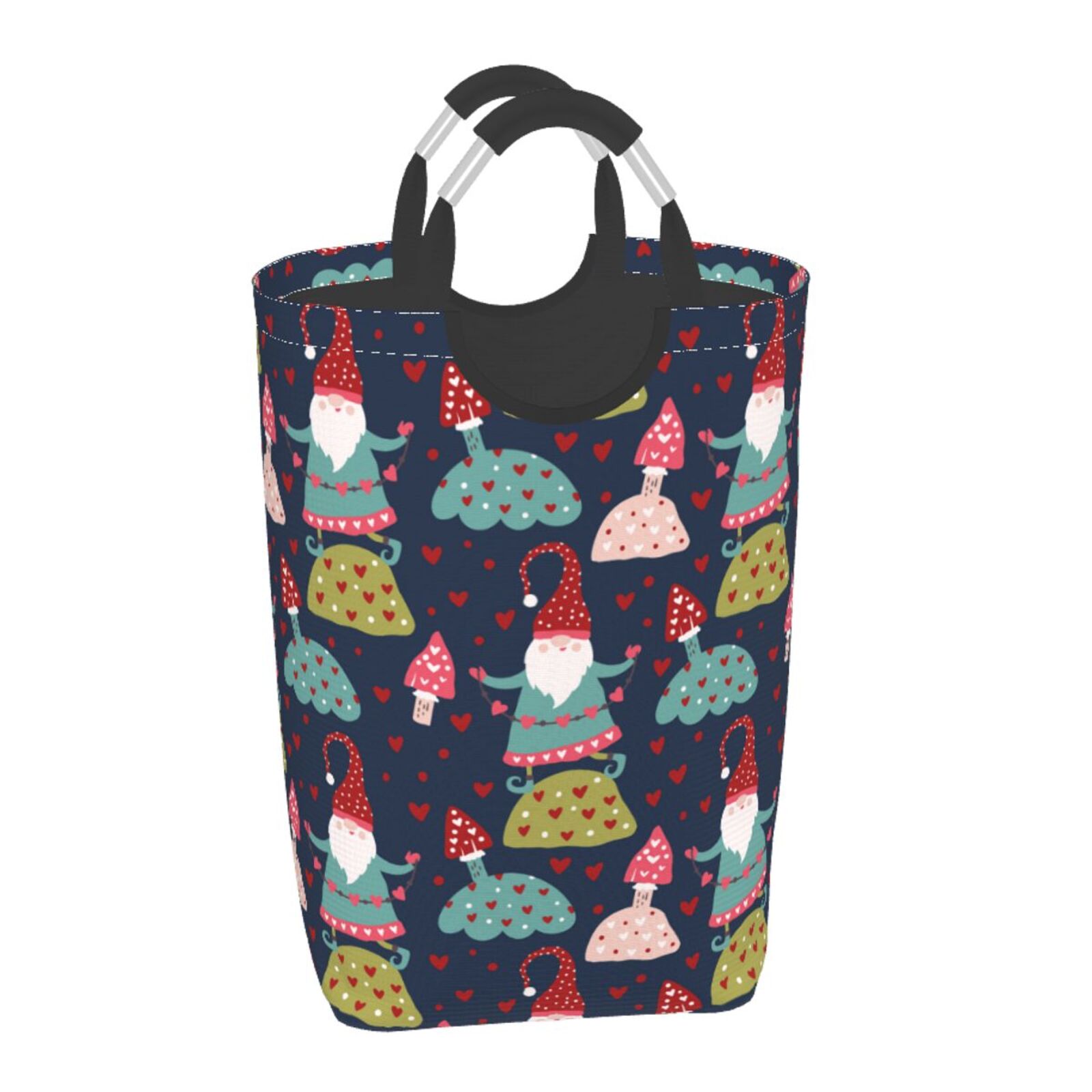 Gnomes Love the Quilted Laundry Basket