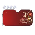 Coaee Happy New Year 2025 for Car Sunshade Windshield Sun Shade Reflect