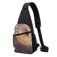 Coaee Happy New Year for Crossbody Sling Backpack Sling Bag Travel