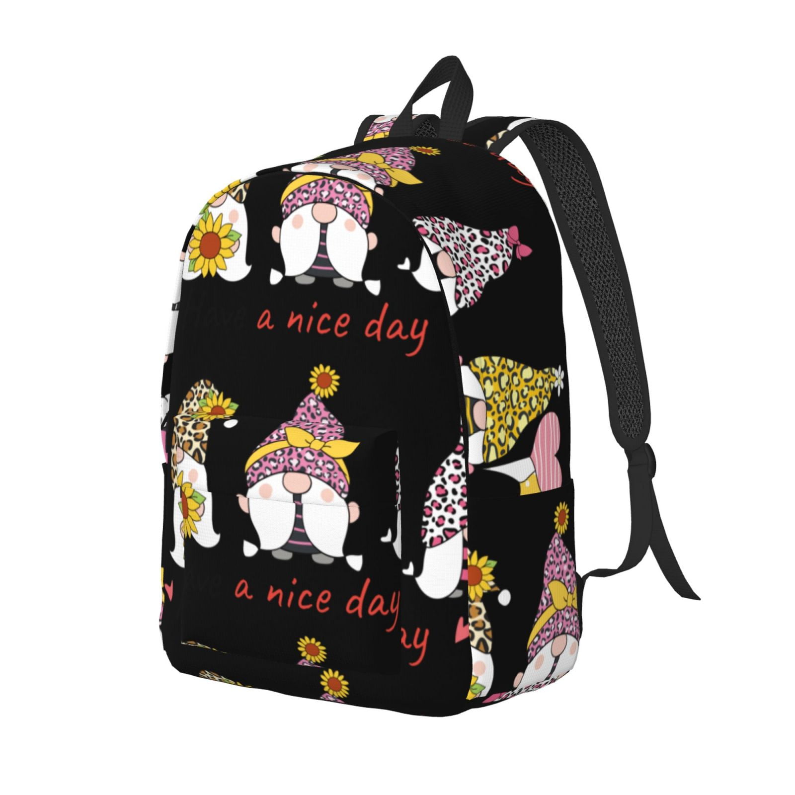 Coaee Have a Nice Day for Canvas Backpack for Hiking, Camping