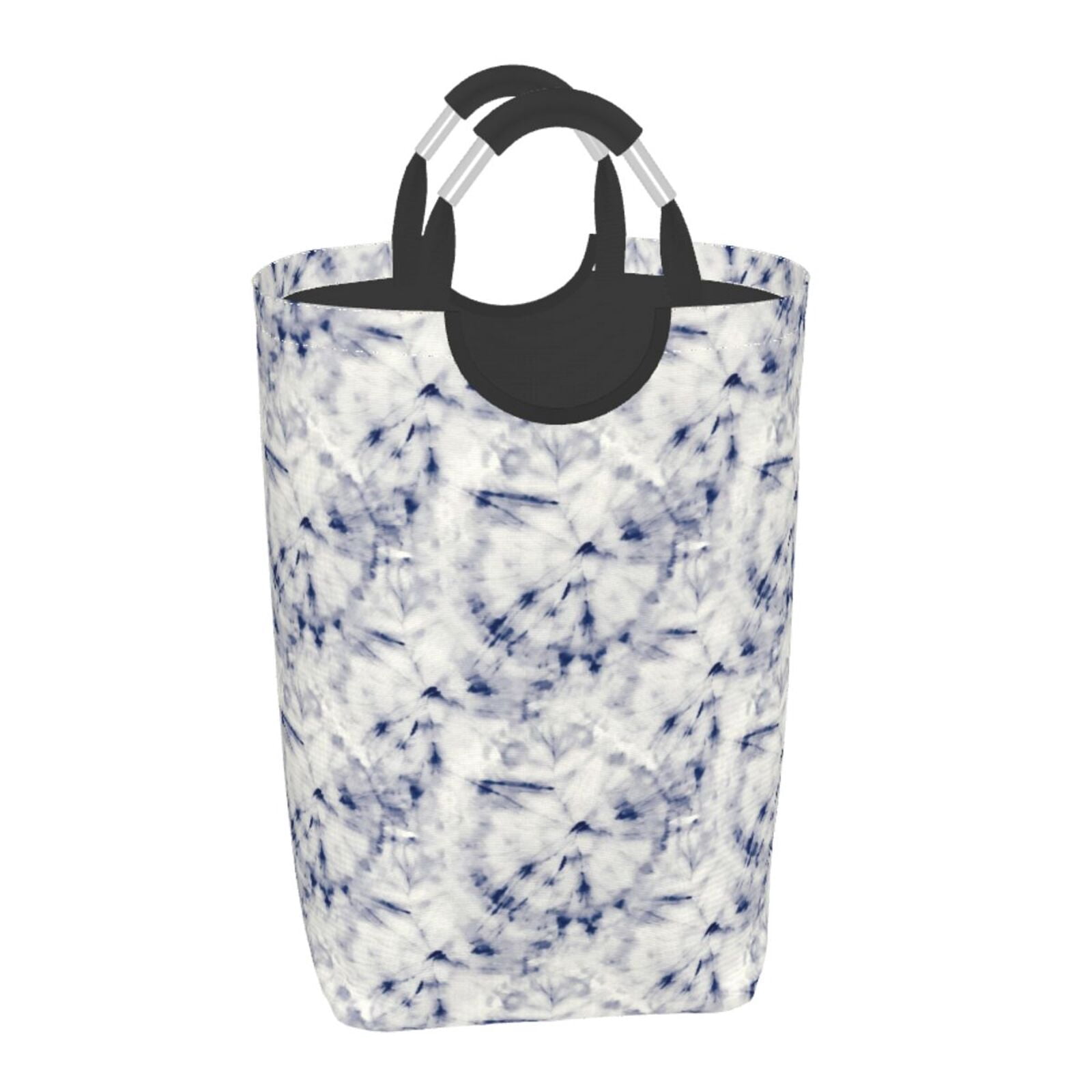 Black Tie Dye Laundry Basket
