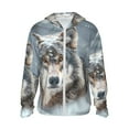 Coaee Majestic Snowy Wolf for Men's and Women's UPF 50+ Sun Protection