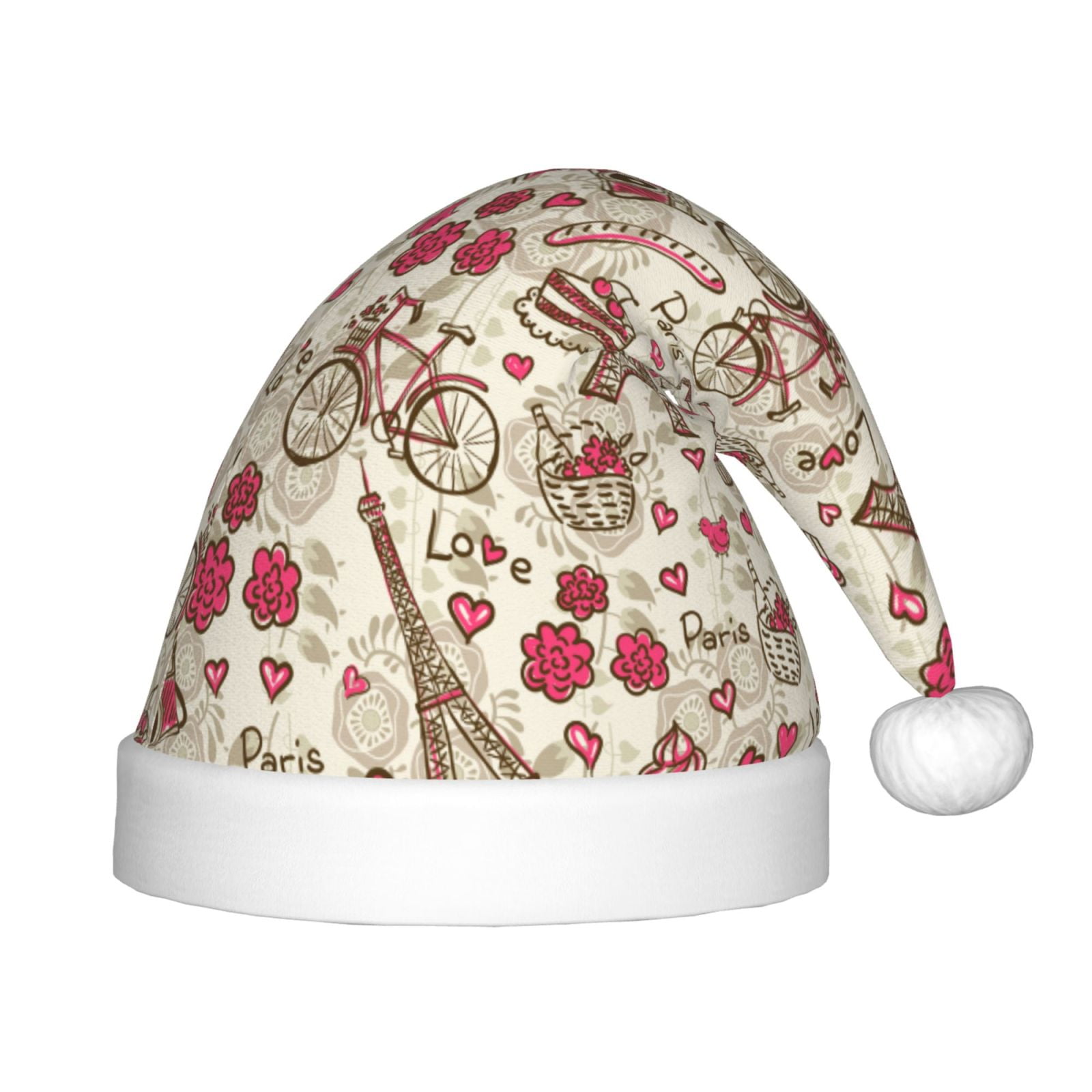 Coaee Paris Vintage for Christmas Hat for Kids Santa Hat Christmas Party Favors for Kids