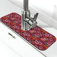 Coaee Red Lips Kissing for Kitchen Sink Splash Guard Sink Faucet Mat