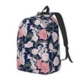 Coaee Rose Flowers for Canvas Backpack for Hiking, Camping, Traveling