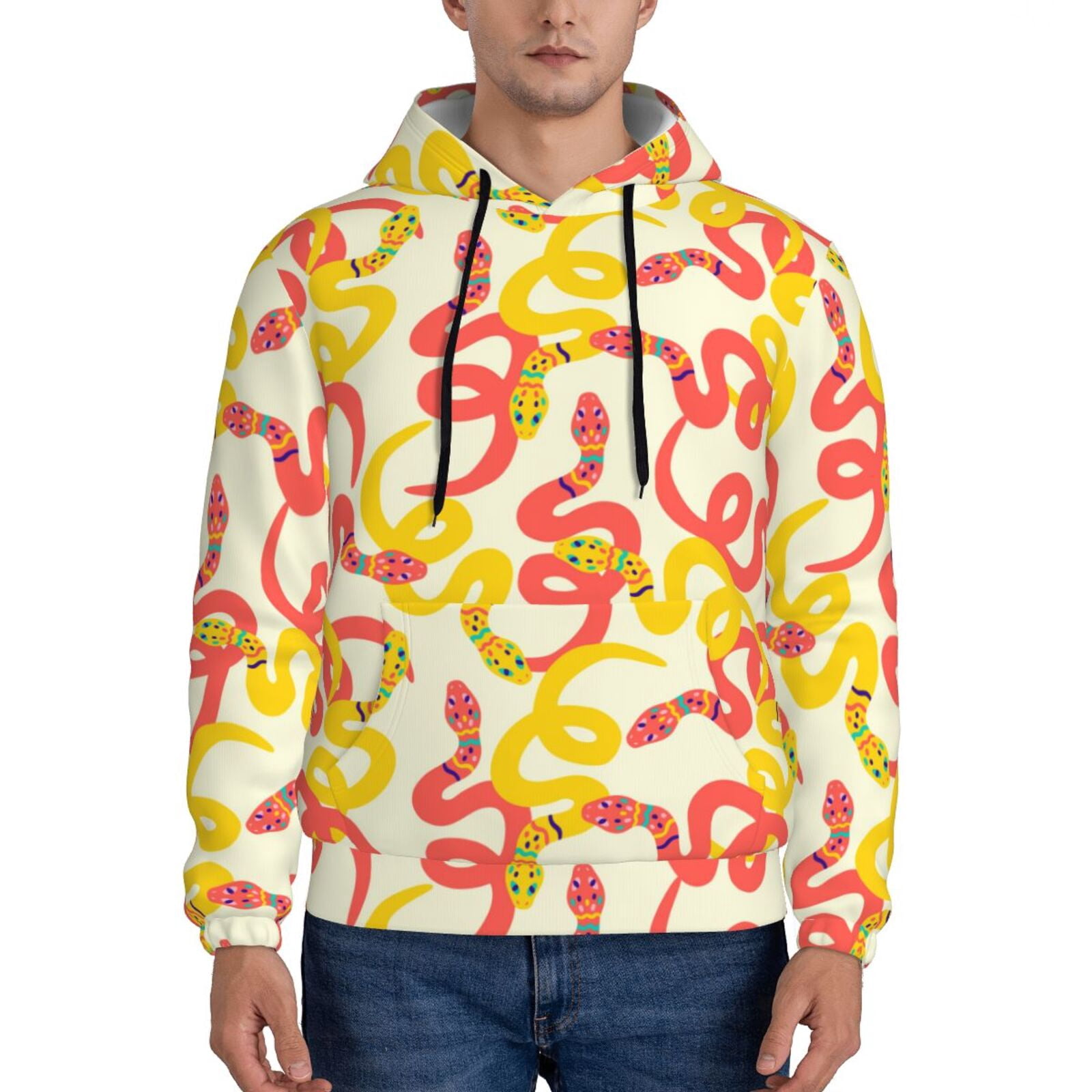 Snake Pattern Python Pattern College Sweatshirt Trainer Made in USA Men's S size /eaa439763