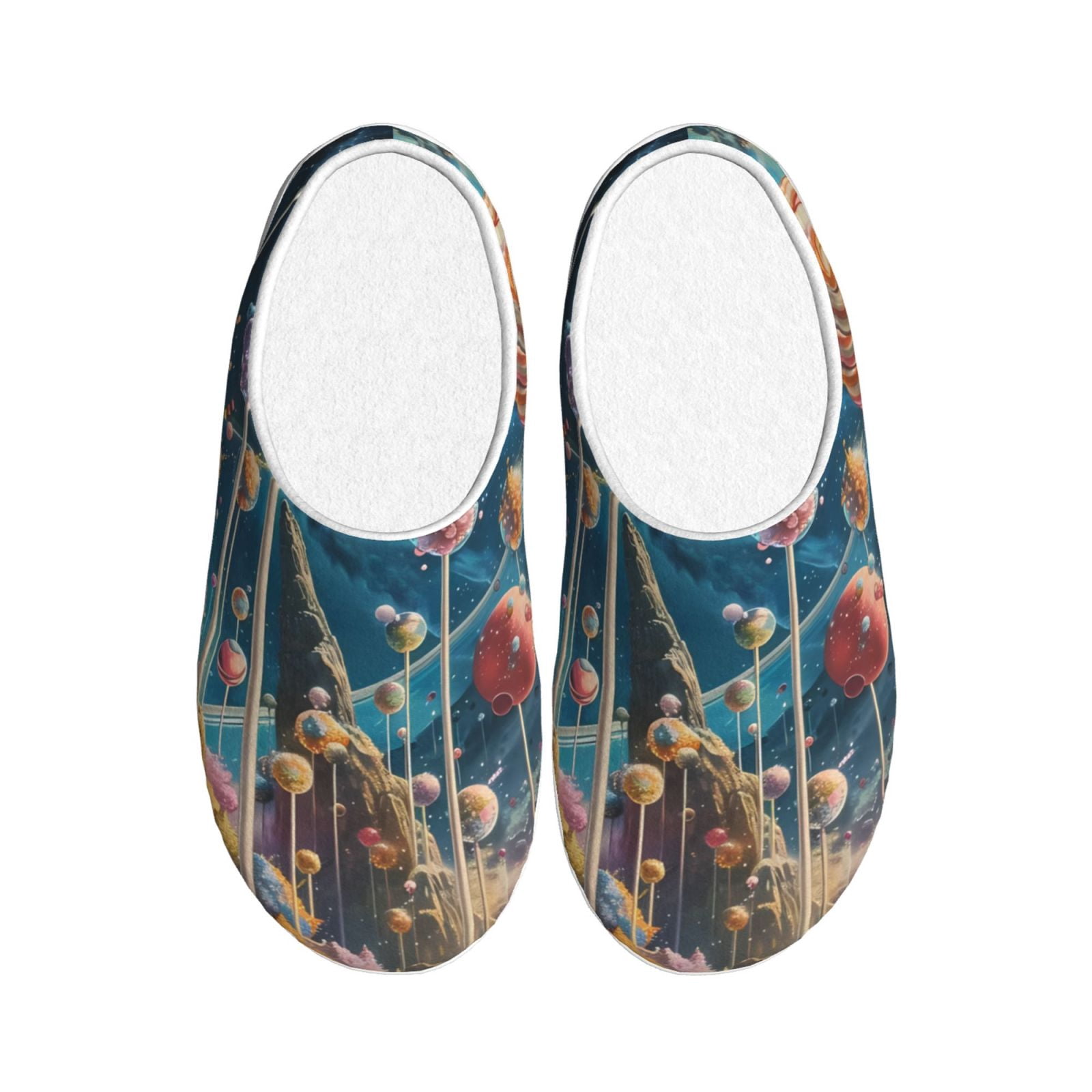 Colorful Star Galaxy Space Print Premium Home Slippers main image 1