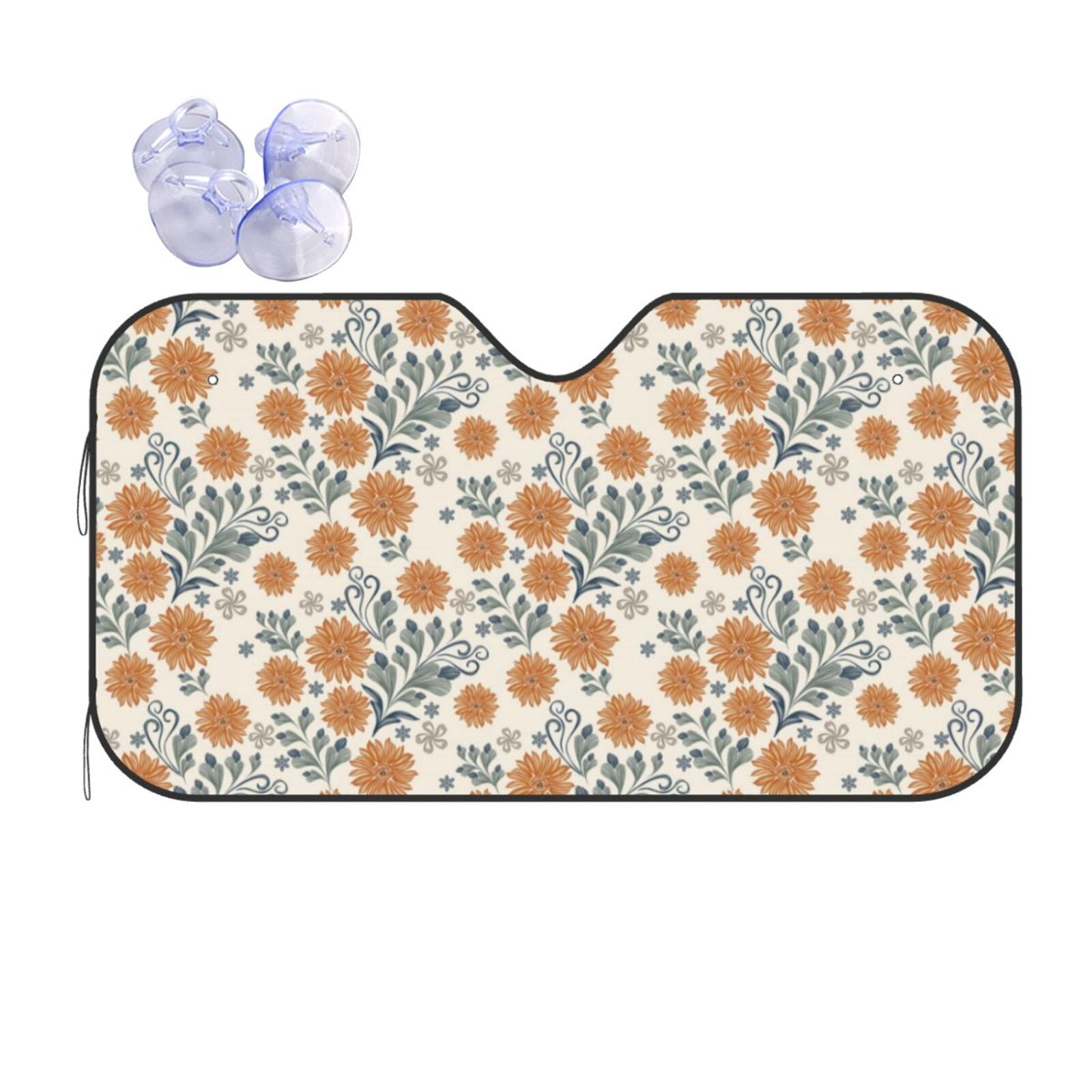 Corn Pattern Print Car Sun Shade