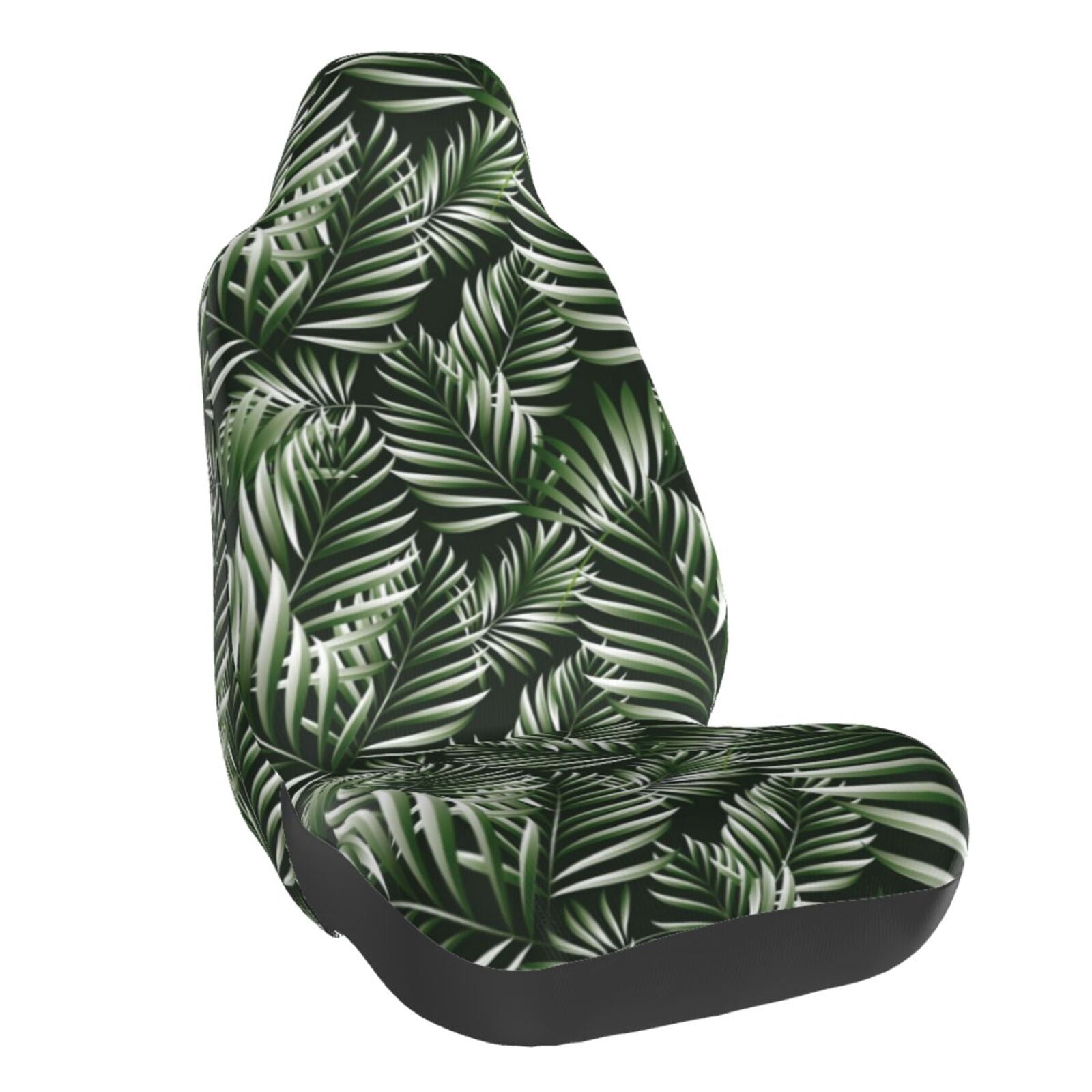 Tropical Palm Leaf Pineapple Print Pet Car Seat Cover