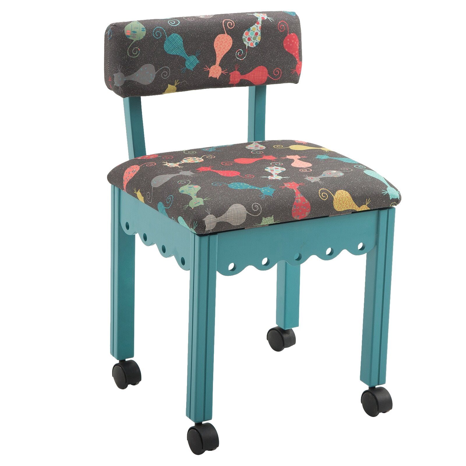 Coakley Cat Storage Cotton Task Chair Minimum Seat Height Floor to Seat 18
