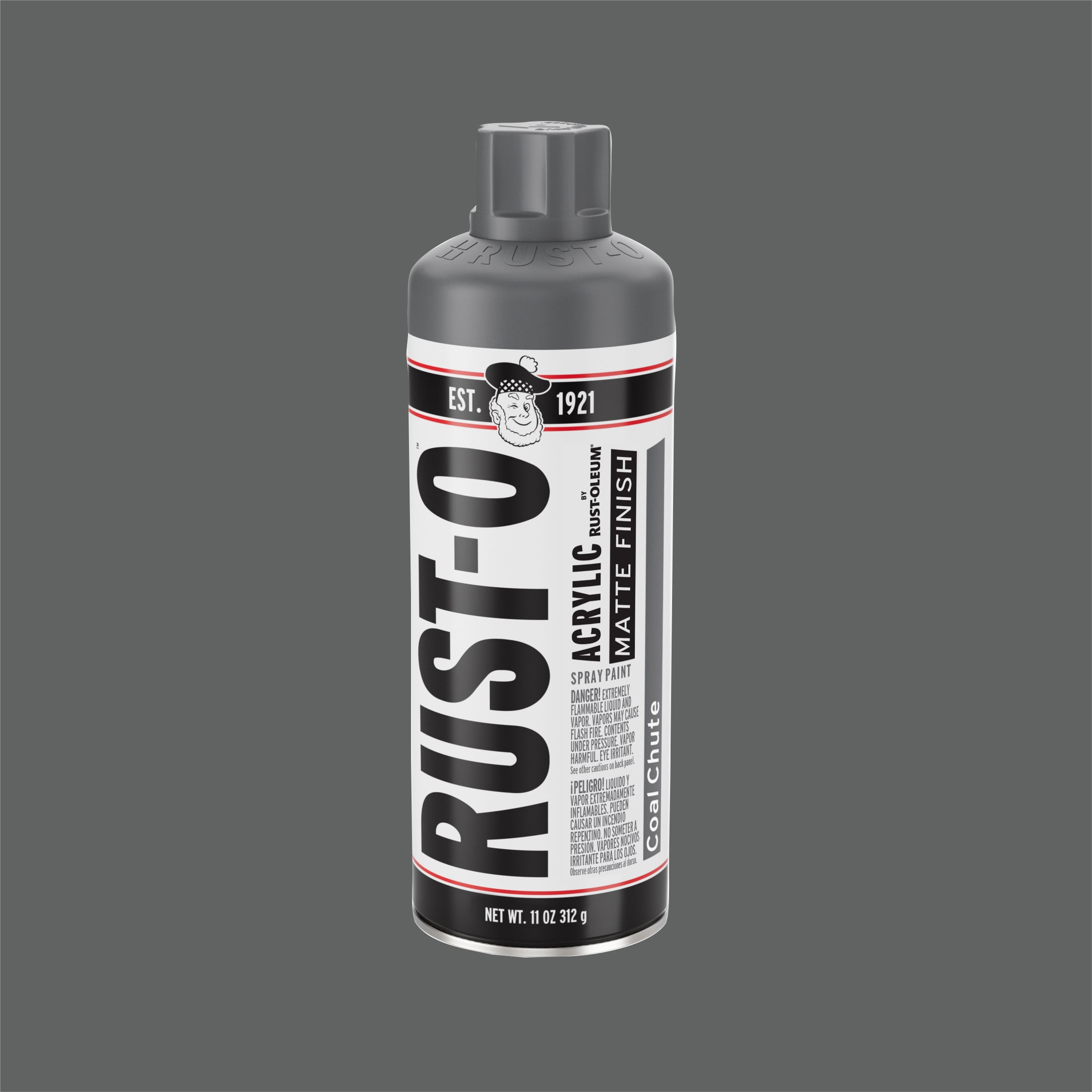 Coal Chute, Rust-Oleum Rust-O Acrylic Matte Spray Paint-392224, 11 oz