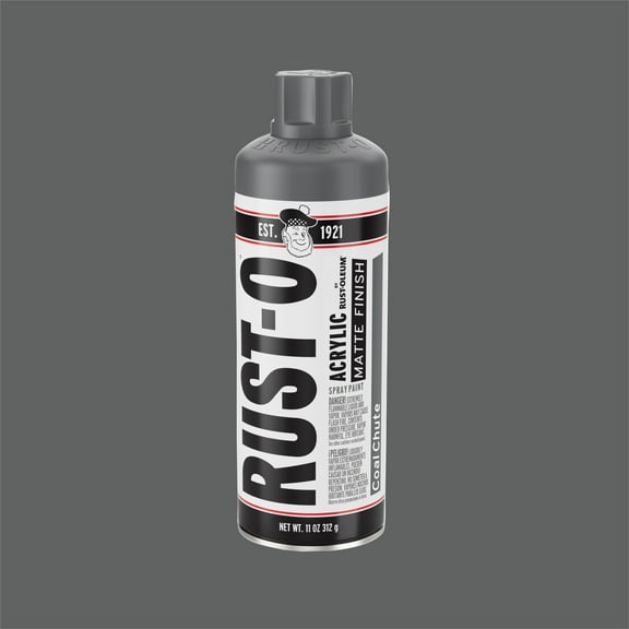 Coal Chute, Rust-Oleum Rust-O Acrylic Matte Spray Paint-392224, 11 oz