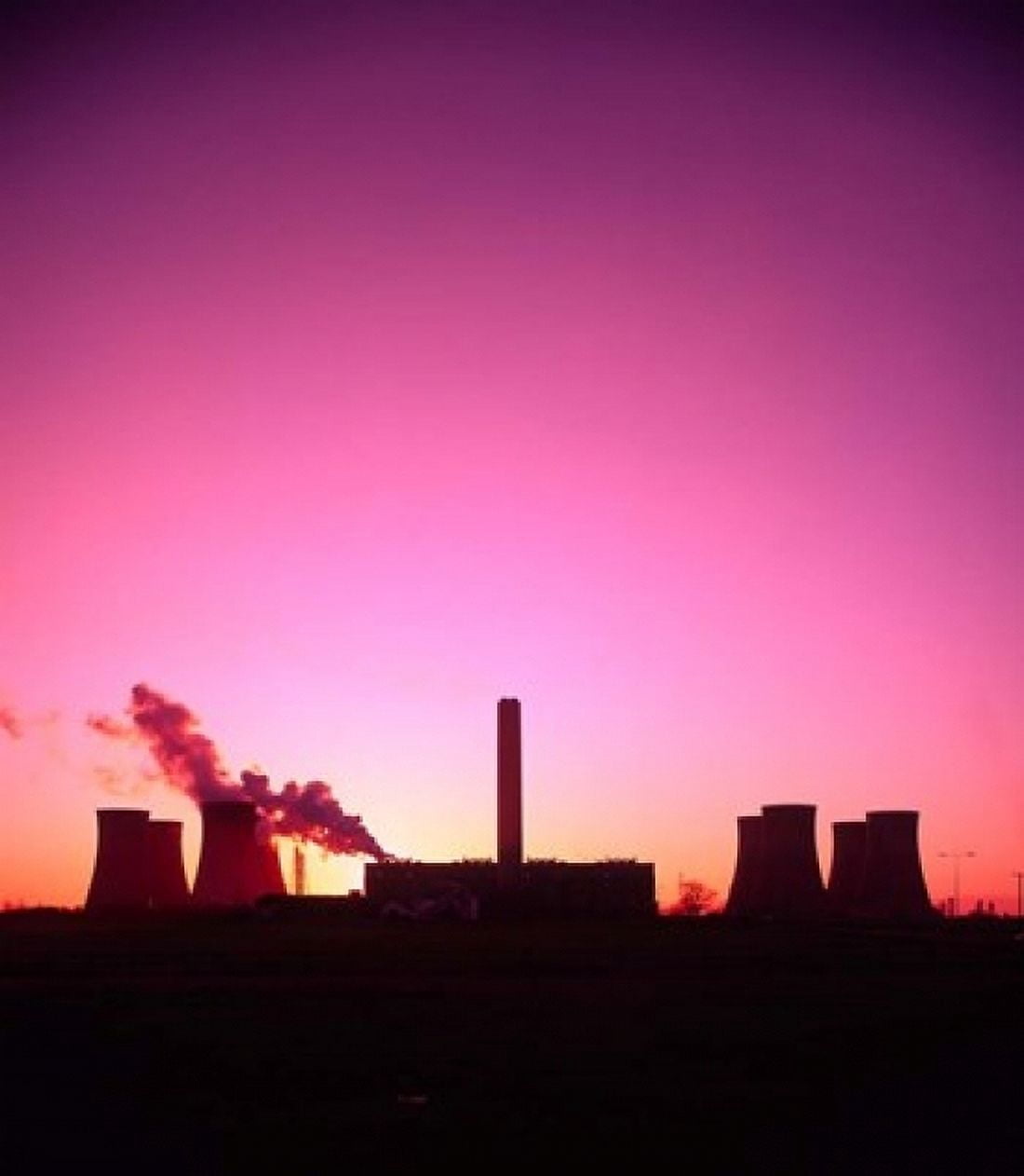 Coal Fired Power Station Warrington Cheshire England Canvas Art - Paul Thompson DanitaDelimont (16 x 20)