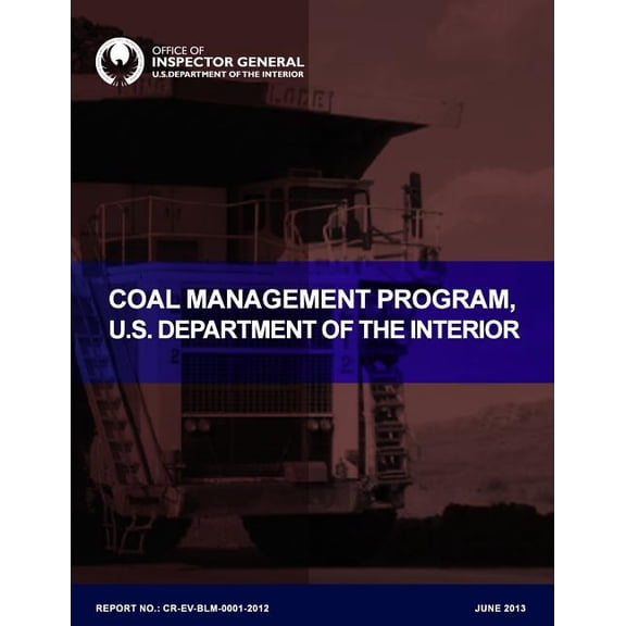 Coal Management Program, U.S. Department of the Interior (Paperback)