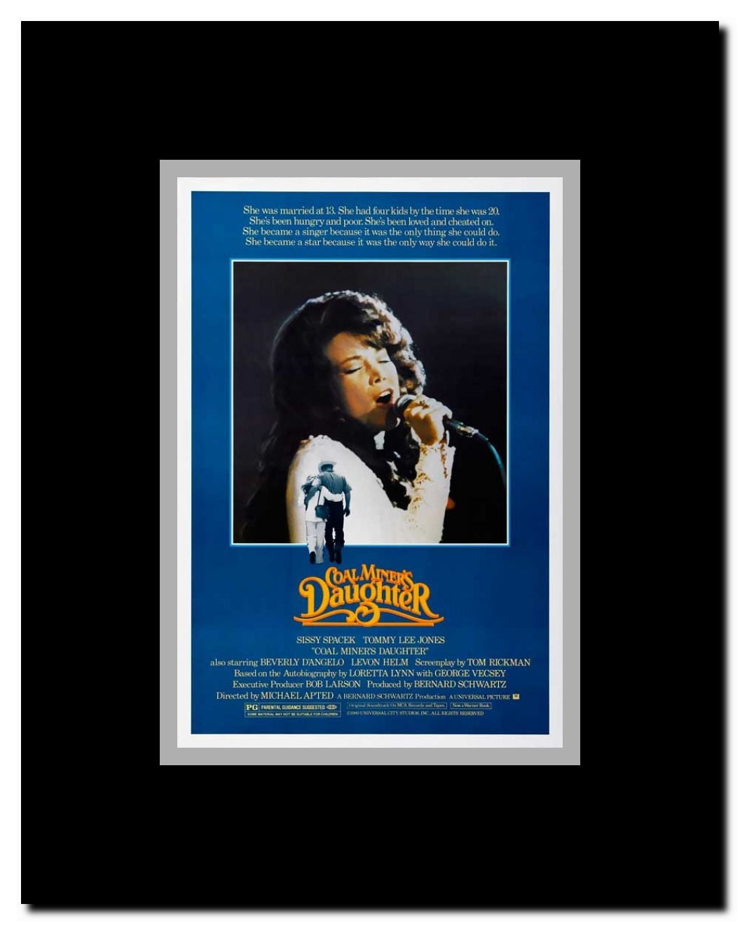 Coal Miner's Daughter Framed Movie Poster