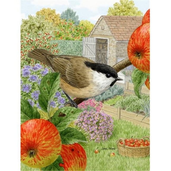 Coal Tits Flag Garden Size