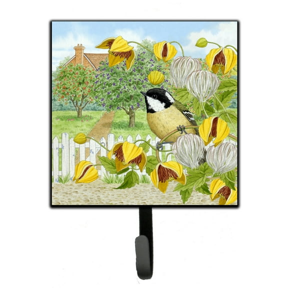 Coal **** Yellow Flowers Leash or Key Holder