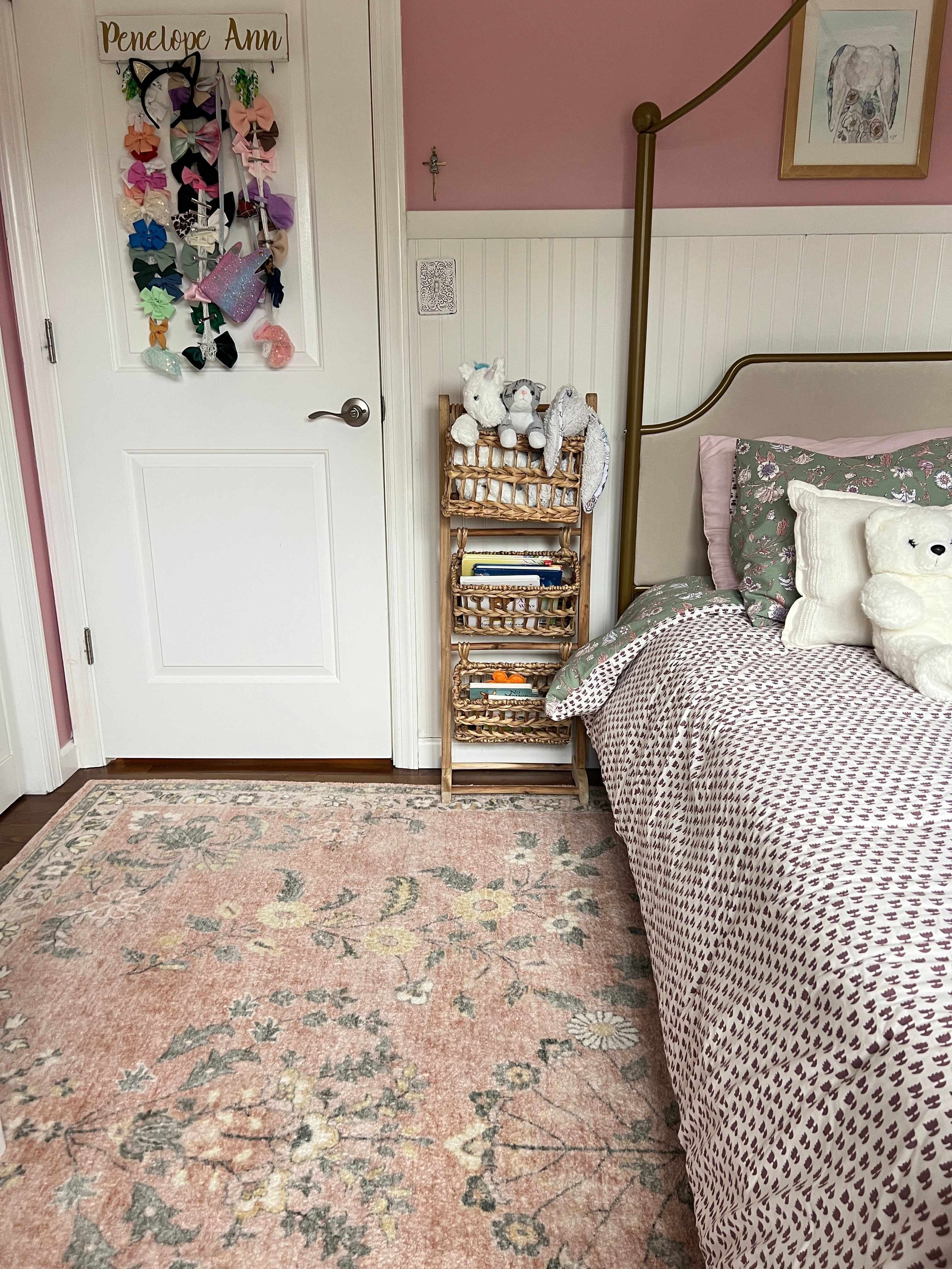 Coalburn Floral Oriental Living Room Bedroom Area Rug Vintage