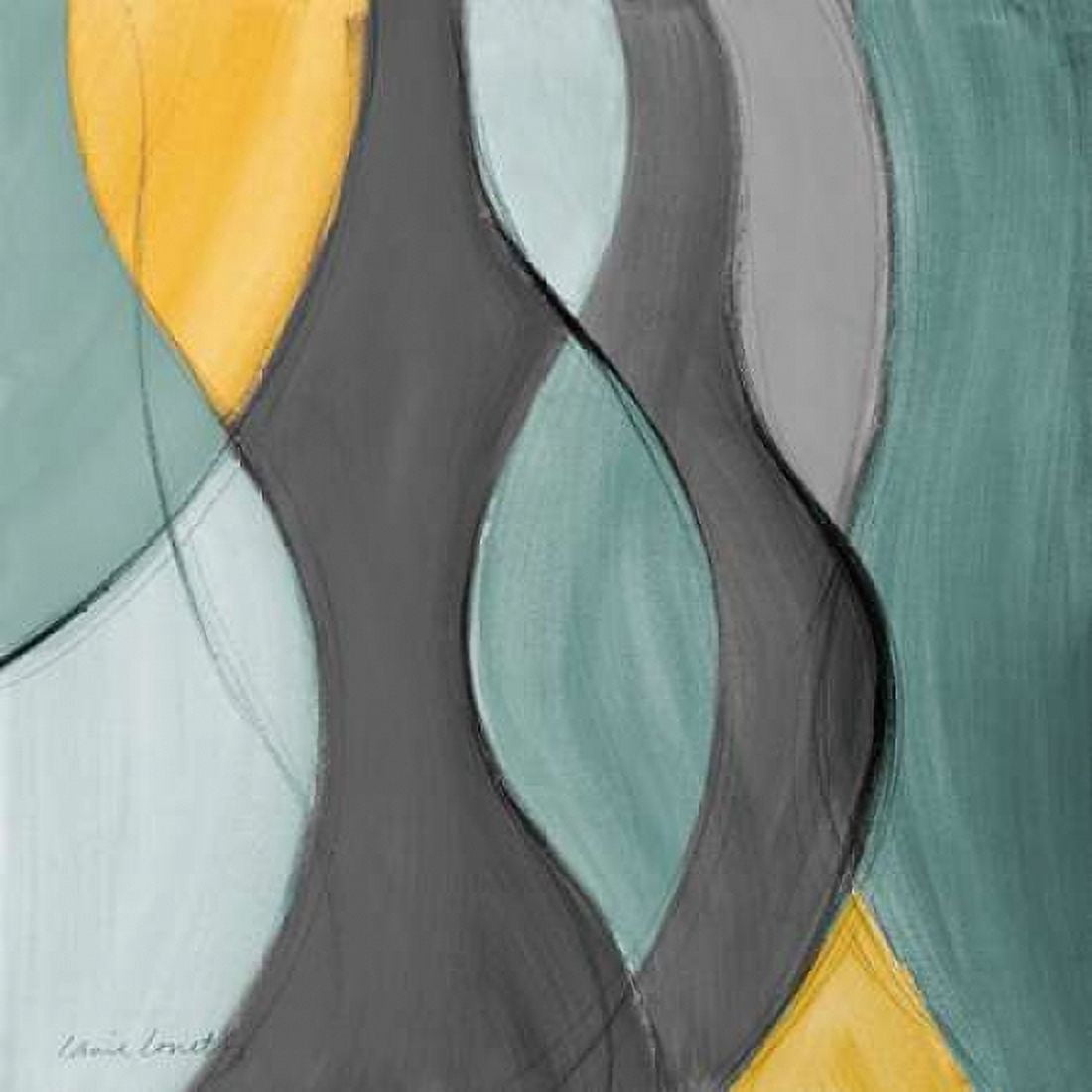 Coalescence in Gray II Canvas Art - Lanie Loreth (24 x 24)