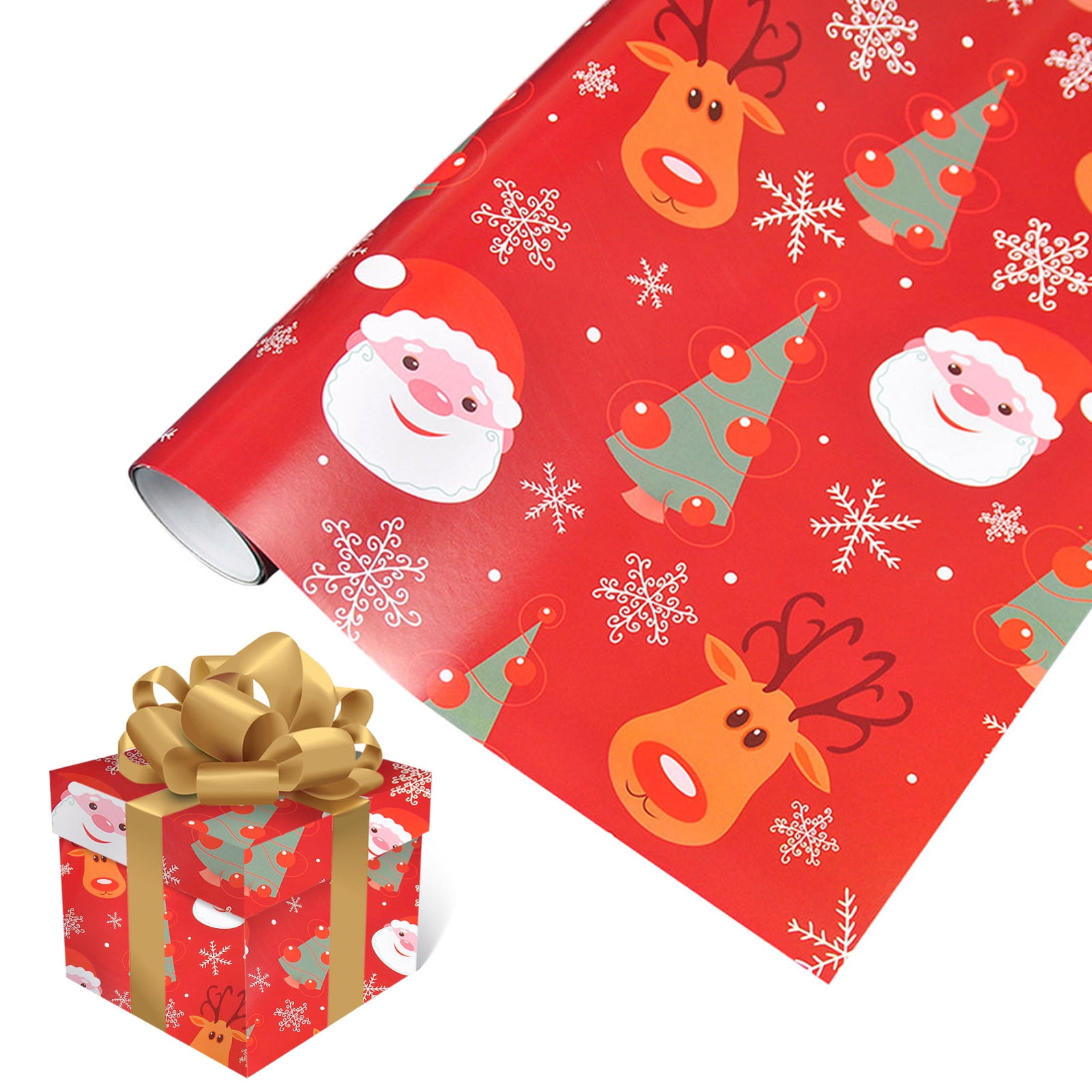 Coappsuiop 2023 Christmas Home Decorations Wrapping Paper Jumbo Roll