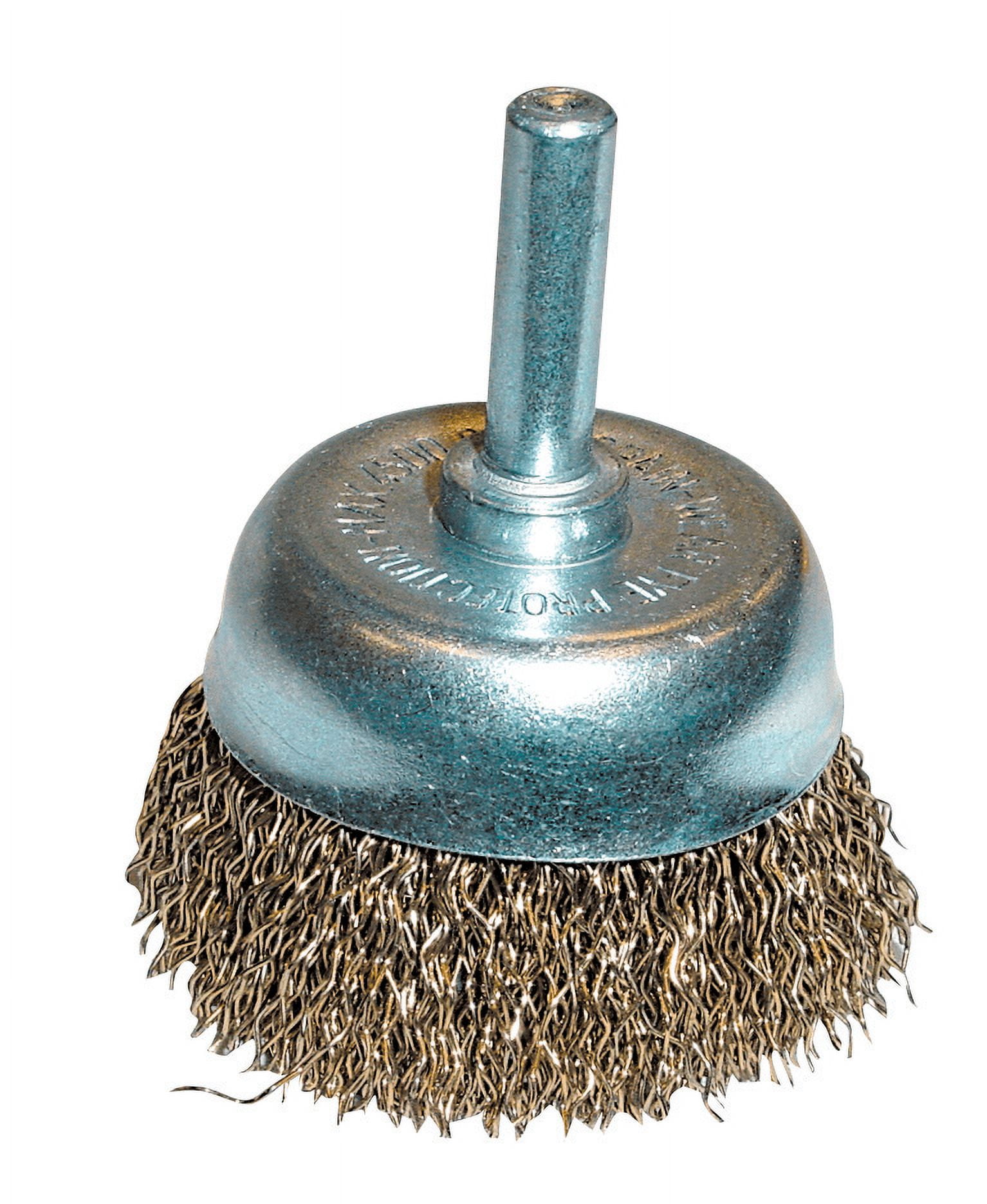 Coarse Brass Wire Cup Brush 1-3/4"