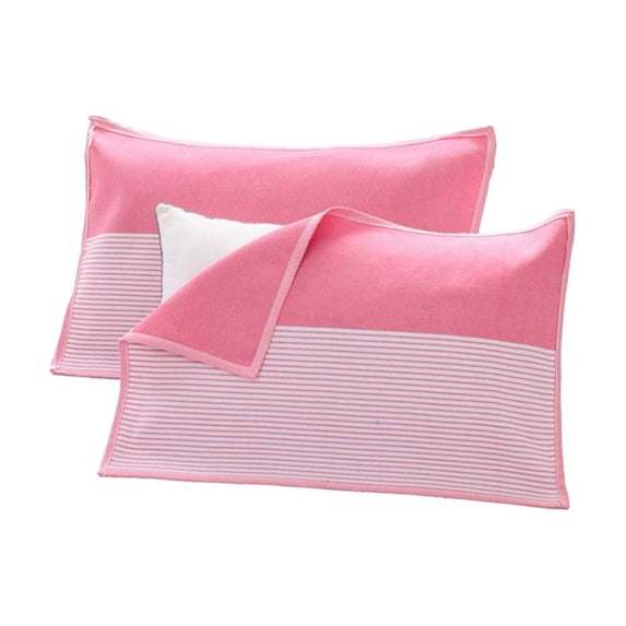 Coarse Cloth Pillowcase Towel - Breathable, Sweat-Absorbing, All-Inclusive Design for Comfortable Sleep