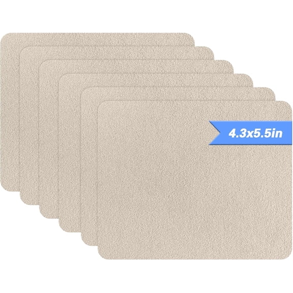 Coarse Linen Repair Patches, 6 Piece Self-Adhesive Linen Fabric Patches, Multi Color, Can be Used for Linen Sofa Repair and Linen Clothes Repair, Quick Fix Sofa.(Dark Gray)