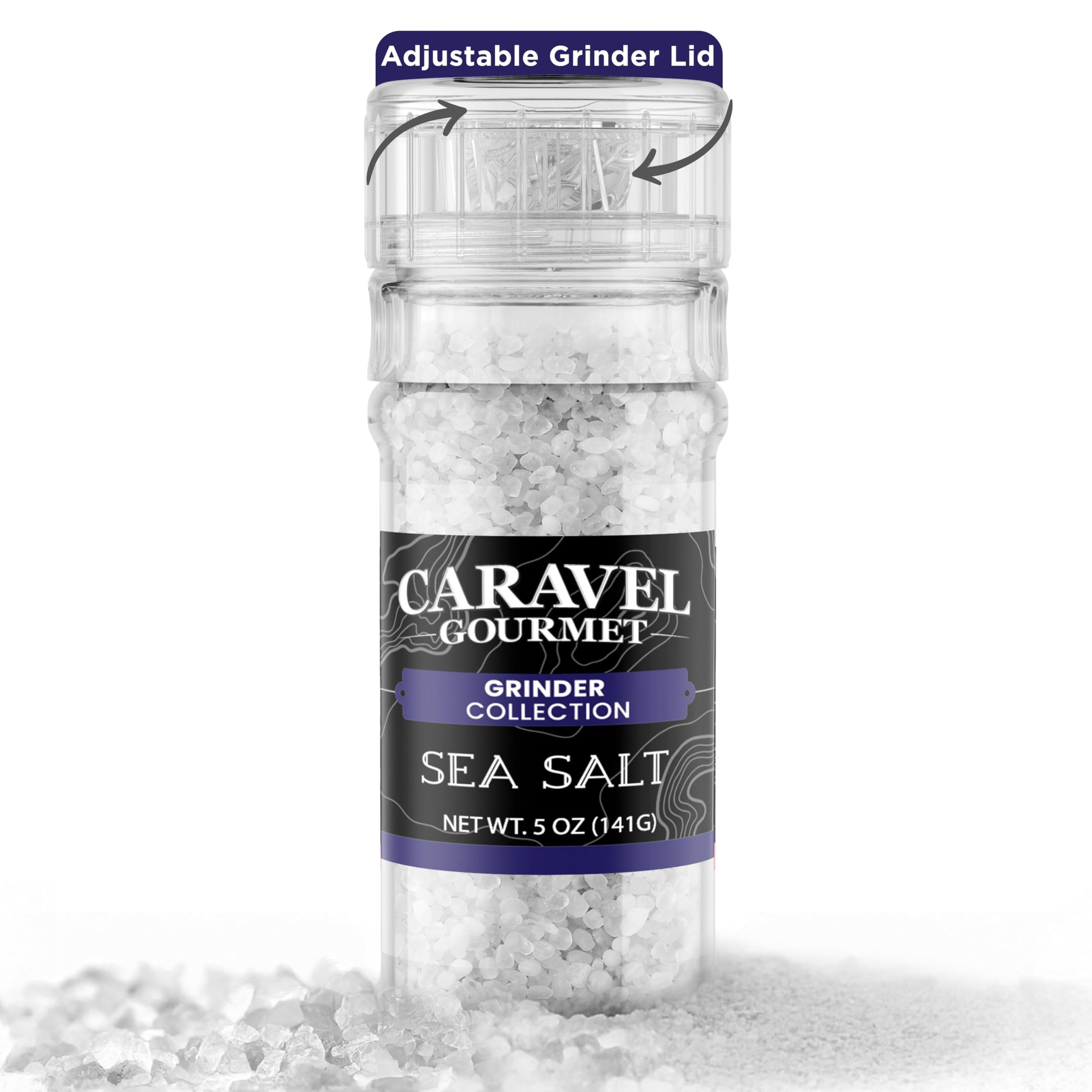 Coarse Sea Salt with Clean and Crisp Flavor – Non-Iodized Coarse Grain ...