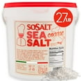 Coarse Sea Salt, SoSalt, Sicilian, 27.56 lbs (12.5 kg) Bulk
