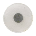 thumbnail image 1 of Coarse Sisal Fast Cut Buffing Polishing Mop 8" x 0.5" 1 Section 1st Stage Metal, 1 of 3