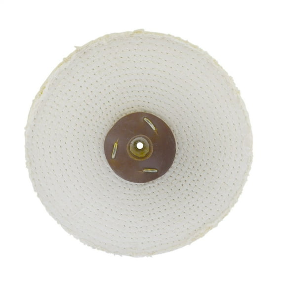 Coarse Sisal Fast Cut Buffing Polishing Mop 8" x 1.5" 3 Section 1st Stage Metal