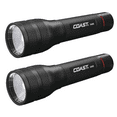 thumbnail image 1 of Coast 1630 Lumen LED Flashlight, G455 Pure Beam, 1630 Lumens (2 Pk), 1 of 9