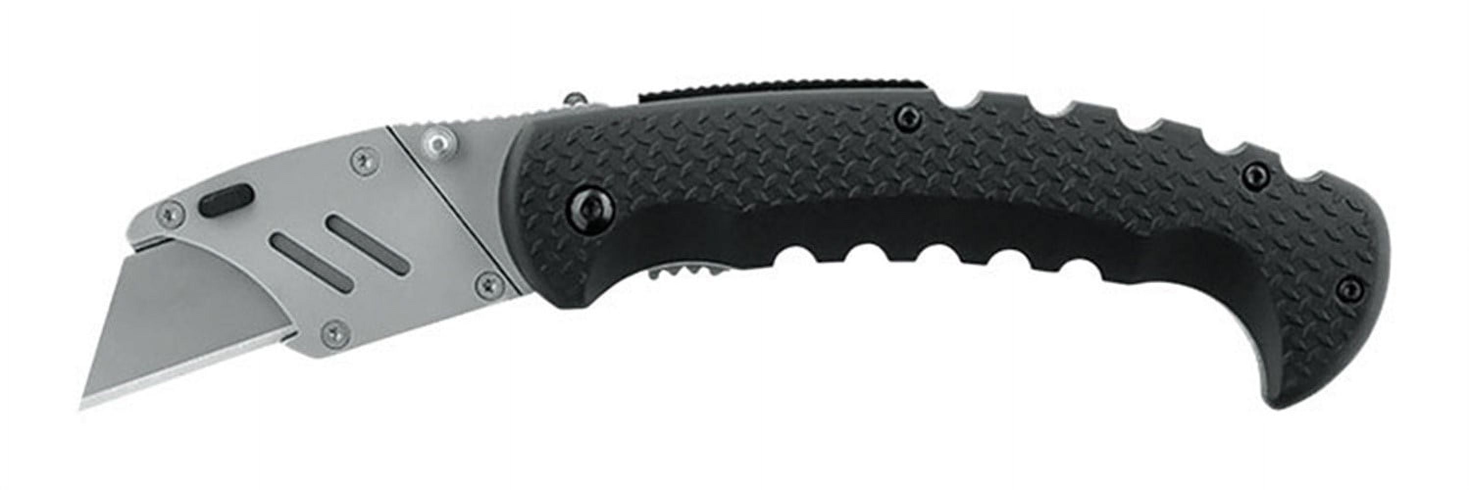 Coast 7.4 in. Folding Pro Razor Knife Black 1 pc. - Walmart.com