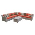 thumbnail image 1 of TK Classics Coast 8 Piece Wicker Patio Furniture Set with Storage Coffee Table, 1 of 10